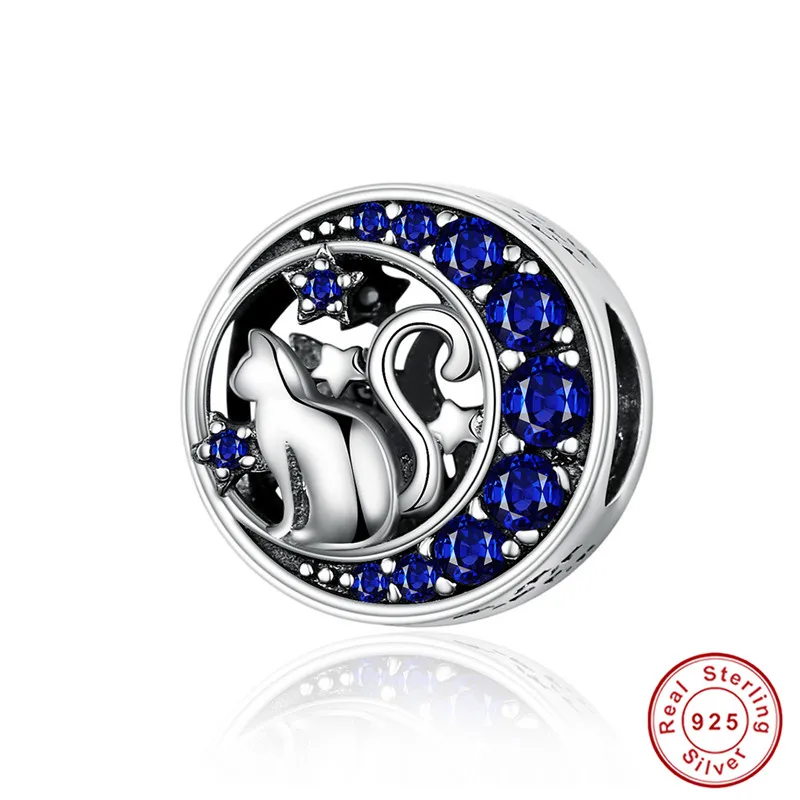 Подходит для браслета Pandora, серебро 925,, милая собака, медведь, единорог, подвески S925, сделай сам, мышь, кошка, панда, слон, бусины для изготовления ювелирных изделий - Цвет: Оранжевый