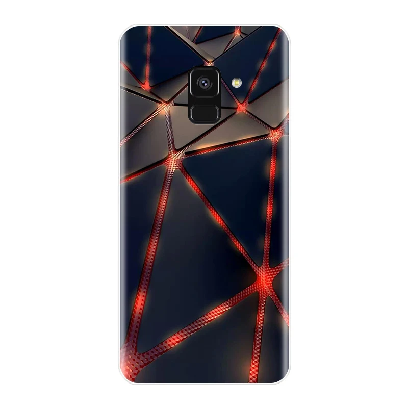 No.29 Чехол для телефона для samsung Galaxy A6 A8 плюс чехол для телефона из мягкого силикона ТПУ с рисунком милого кота Раскрашенная накладка на заднюю панель для samsung A3 A5 A7 чехол - Цвет: No.29