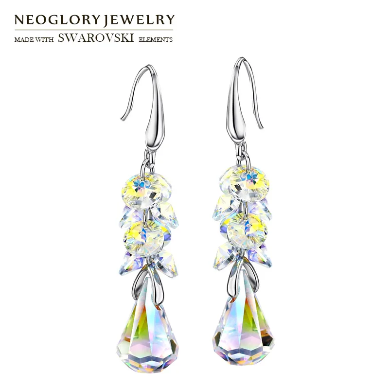 

Neoglory Crystal длинная фоторамка Геометрический стиль романтический подарок для женщины украшенные кристаллами Сваровски