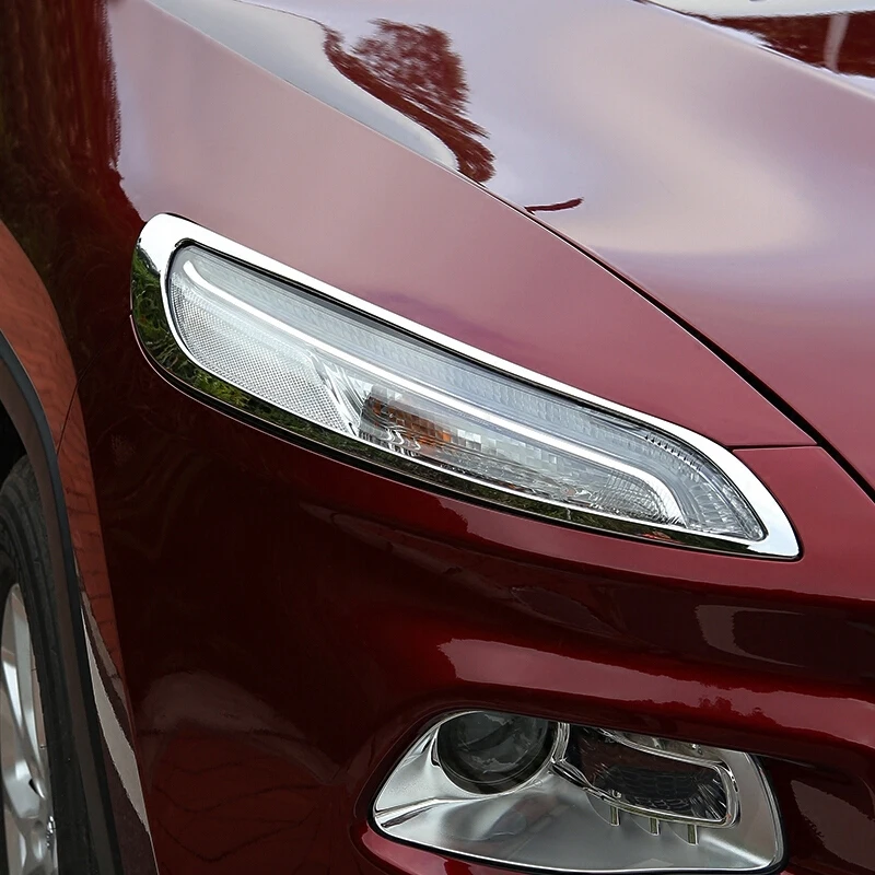 ABS хром для Jeep Cherokee 2014 2015 2016 2017 2018 аксессуары Стайлинг автомобиля накладка на