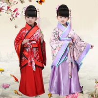 children fairy costume dance performance dresses primary school uniform beautiful dress child chinese national flower girl kid