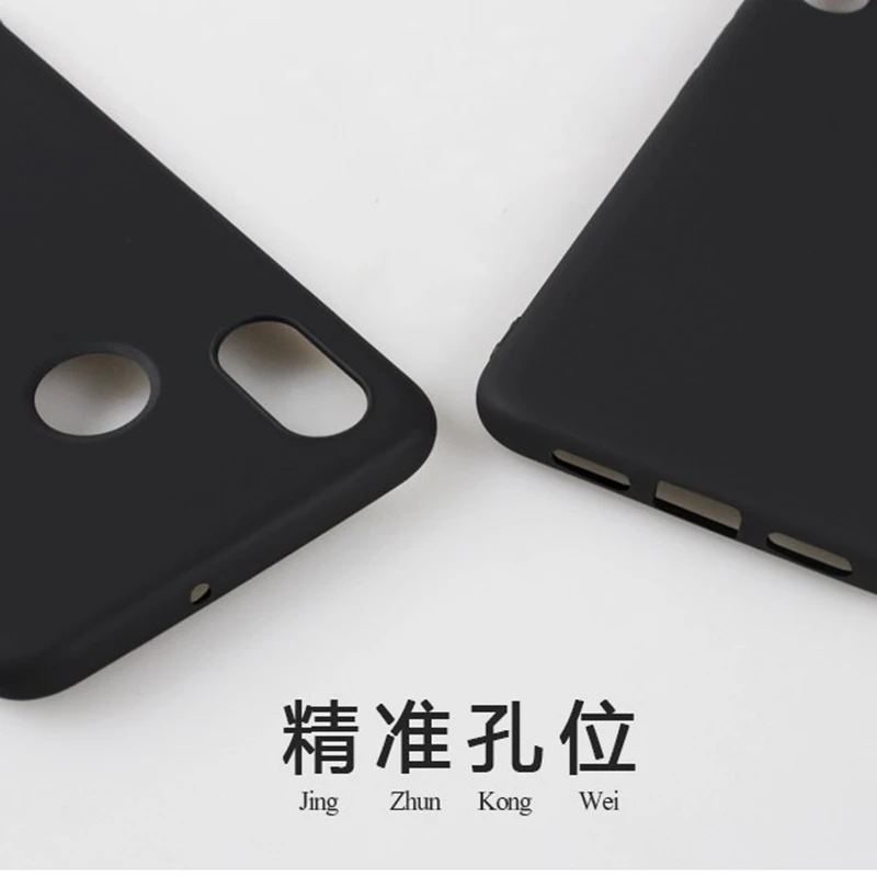 For Mi 8 Black TPU Phone Case |