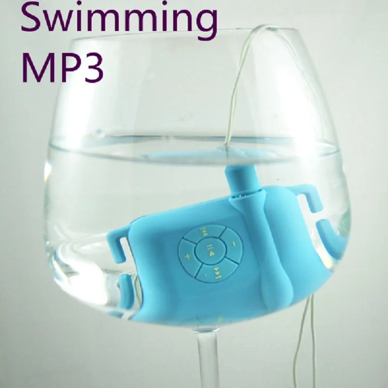 Лучшее Качество Flac Ape 4 ГБ IPX8 Водонепроницаемые Наушники Mp3-плеер Для Плавания