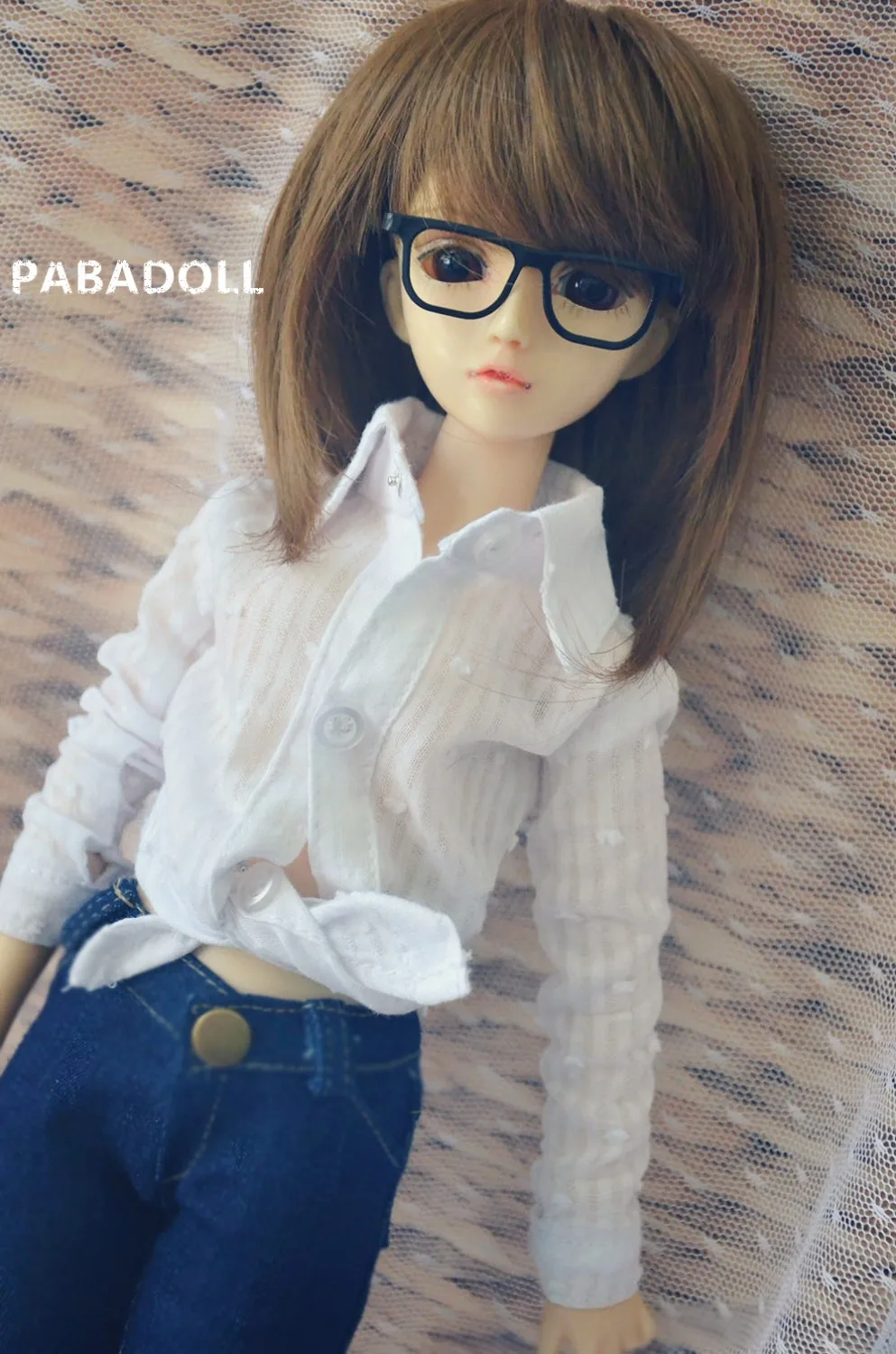 

New Nice White Shirt for BJD 1/4 MSD 1/3 SD16 Doll Clothes CWB88