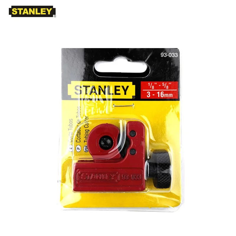 Stanley small copper aluminum pipe cutters 3-16mm 1/8-5/8 inch mini tubing cutter tube cutting tools HSS replacement blade slice