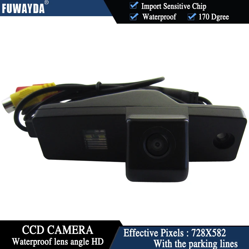 Автомобильная камера заднего вида FUWAYDA светодиодный HD CCD с ночным видением и