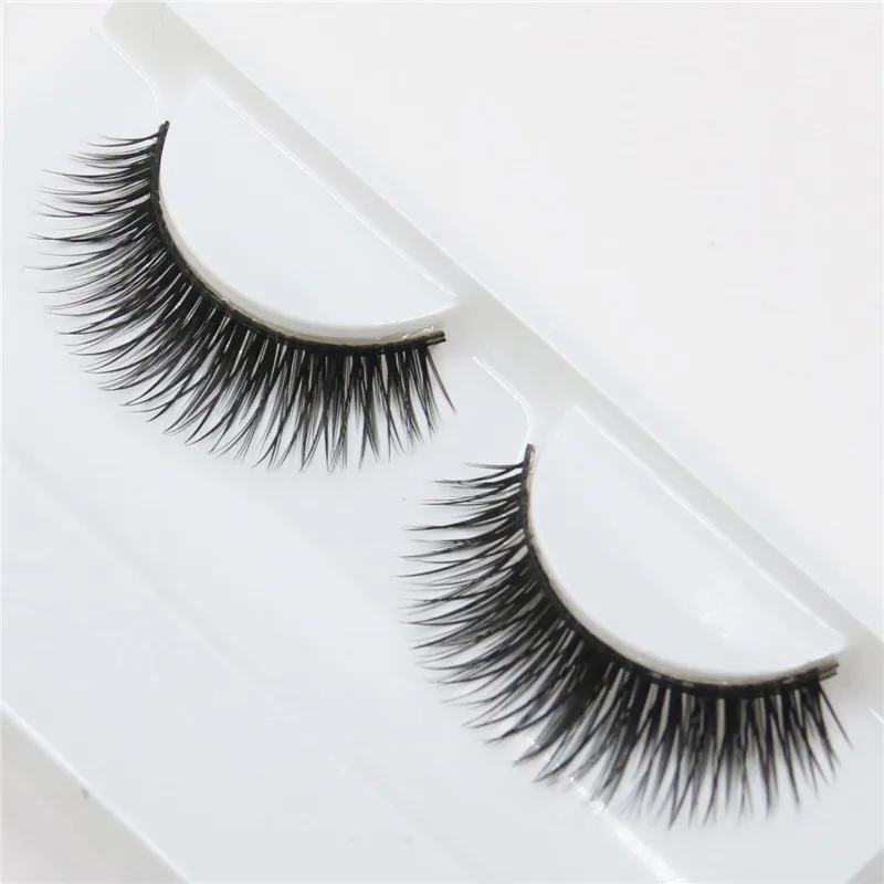 

1 pair thick false eyelashes natural slender fashion beauty Eyelash Makeup Tools