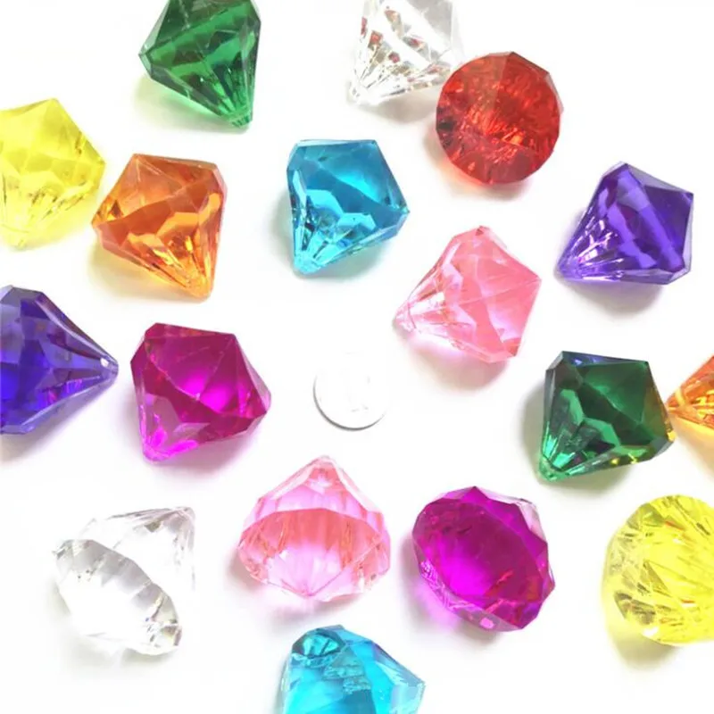 Красочный PU искусственными камнями драгоценности сокровище пирата акриловые