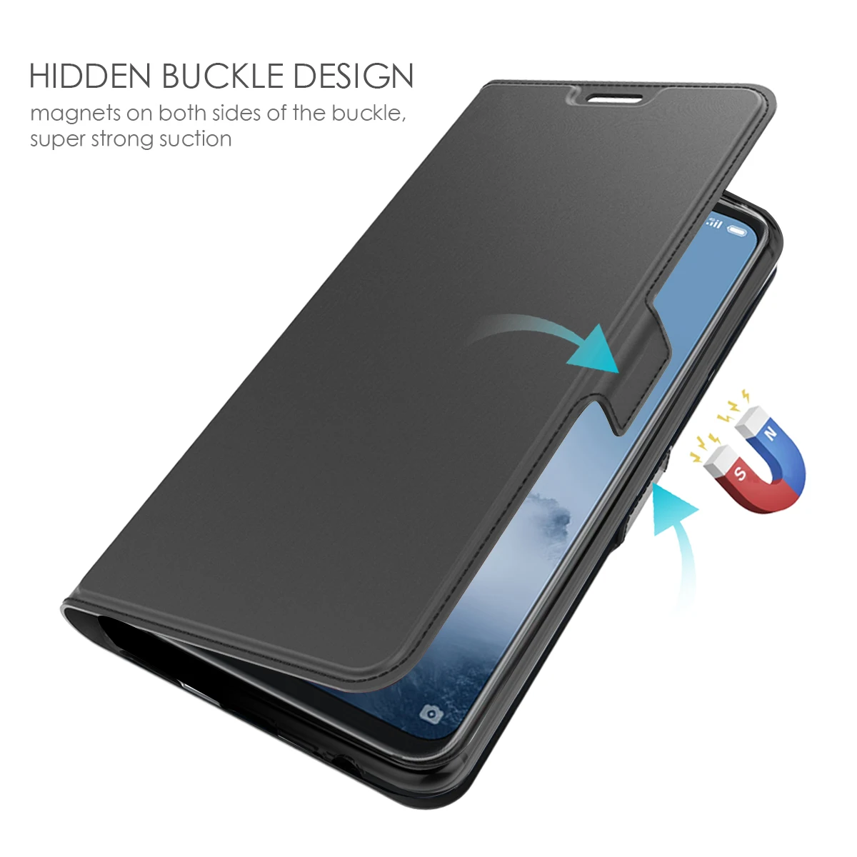 Для Meizu 16 чехол для телефона чехол из искусственной кожи ультра тонкий флип-Стенд защитный чехол с подставкой и карманом для карт для Meizu 16 16
