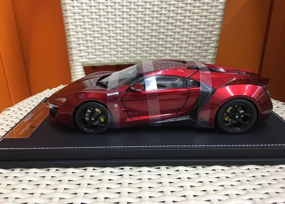 Kengfai Lykan HyperSport W Motors автомобиль масштаб 1/18 смоляная модель высокого качества