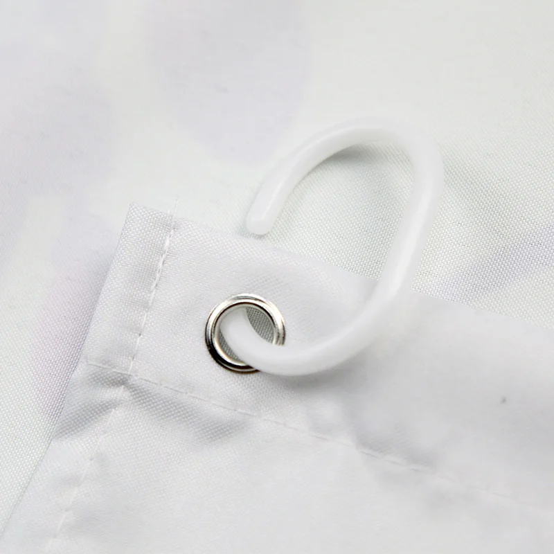 3D печать занавески для душа ванной украшения волнистые линии водостойкая ткань