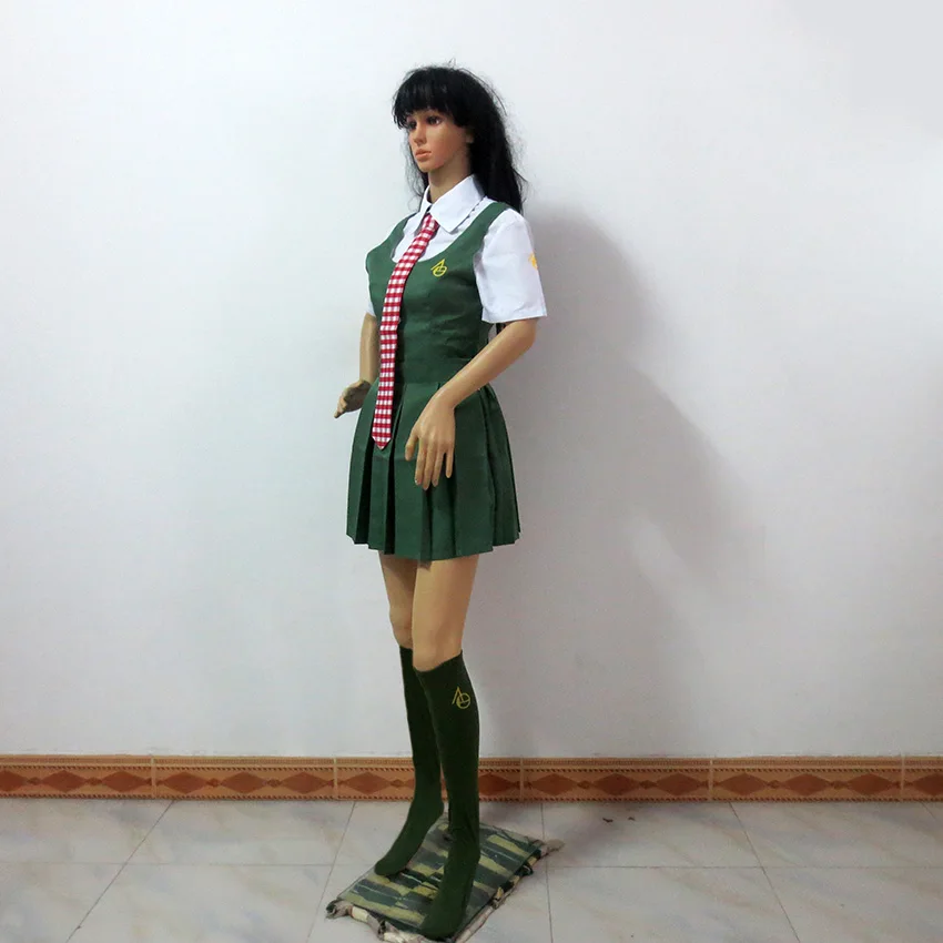 Зеленая юбка для косплея по индивидуальному заказу из Danganronpa:Trigger Happy Havoc koizumi mahiru |