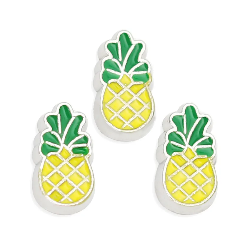 10 шт./лот Dod Paw apple Pine apple Chips очаровательные плавающие амулеты для поплавка памяти живые стеклянные медальоны ювелирные изделия аксессуары
