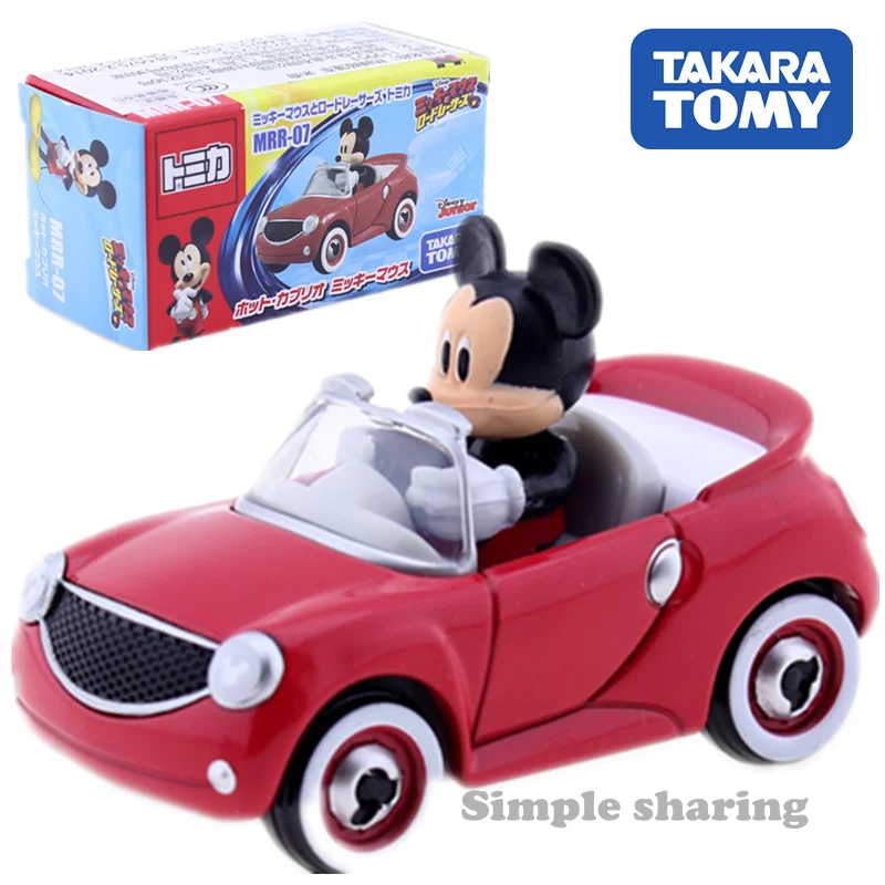 Takara Tomy TOMICA Mrr07 Pixar Disney юниорский Микки Маус игрушечный набор моделей машинок