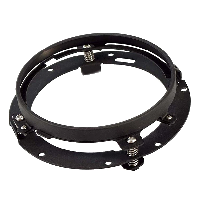 Yait " круглый светодиодный фары DRL Hi/Lo луч и кронштейн+ 4,5" Белый ангельские глазки Halo Кольцо DRL светодиодный Противотуманные фары для мотоцикла