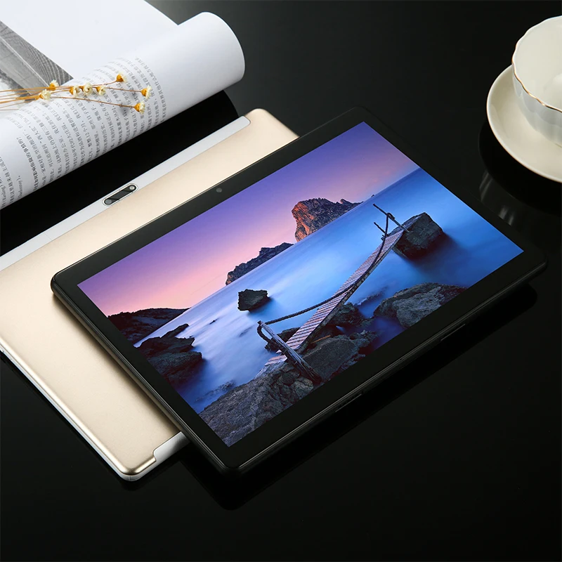 Новинка 2019 10 дюймов Android 8 0 2.5D Закаленное стекло для планшетов ПК 4 ГБ ОЗУ 64 Гб ПЗУ
