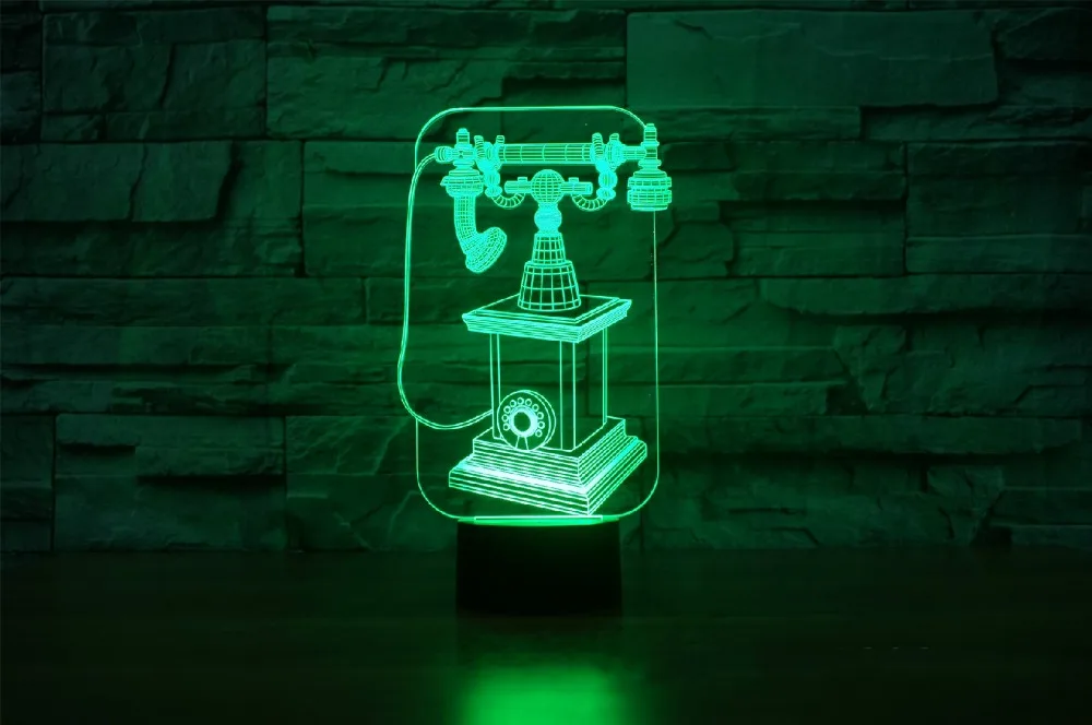 Восстанавливающий древний путь телефонный 3D ночник креативная визуальная