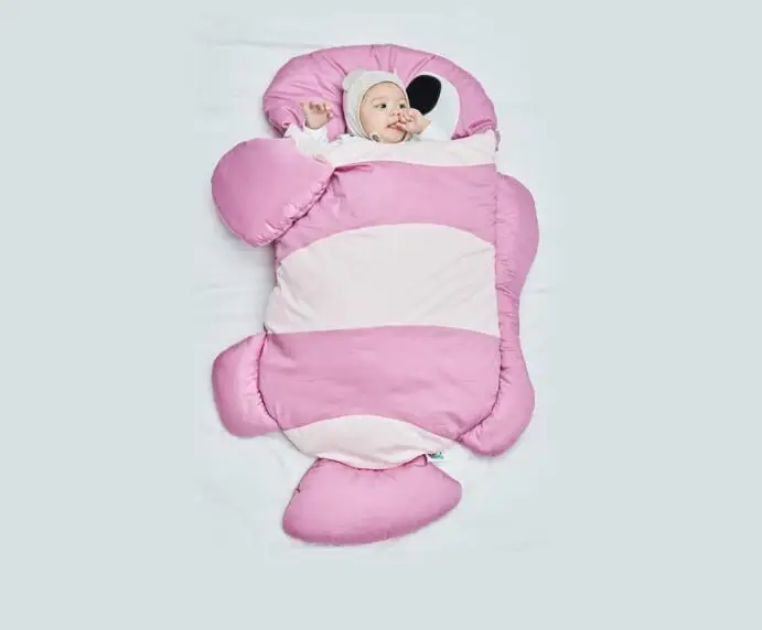 

115cm Baby Blanket Shark Newborn Baby Sleeping Bag Stroller blankets Winter Cotton Thick Warm Blankets for Baby Swaddle Wrap