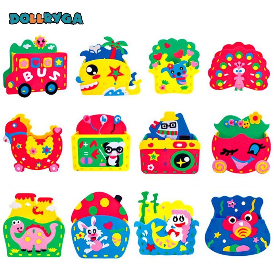 DOLLRYGA детские игрушки Гома Ева Manualidades дети ремесло lote Craft Наборы для детей для детского сада ремесленных Mainan Енаковых