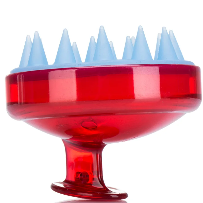 1 шт. спа массаж для похудения шампунь волос силиконовая щетка головы Массажная