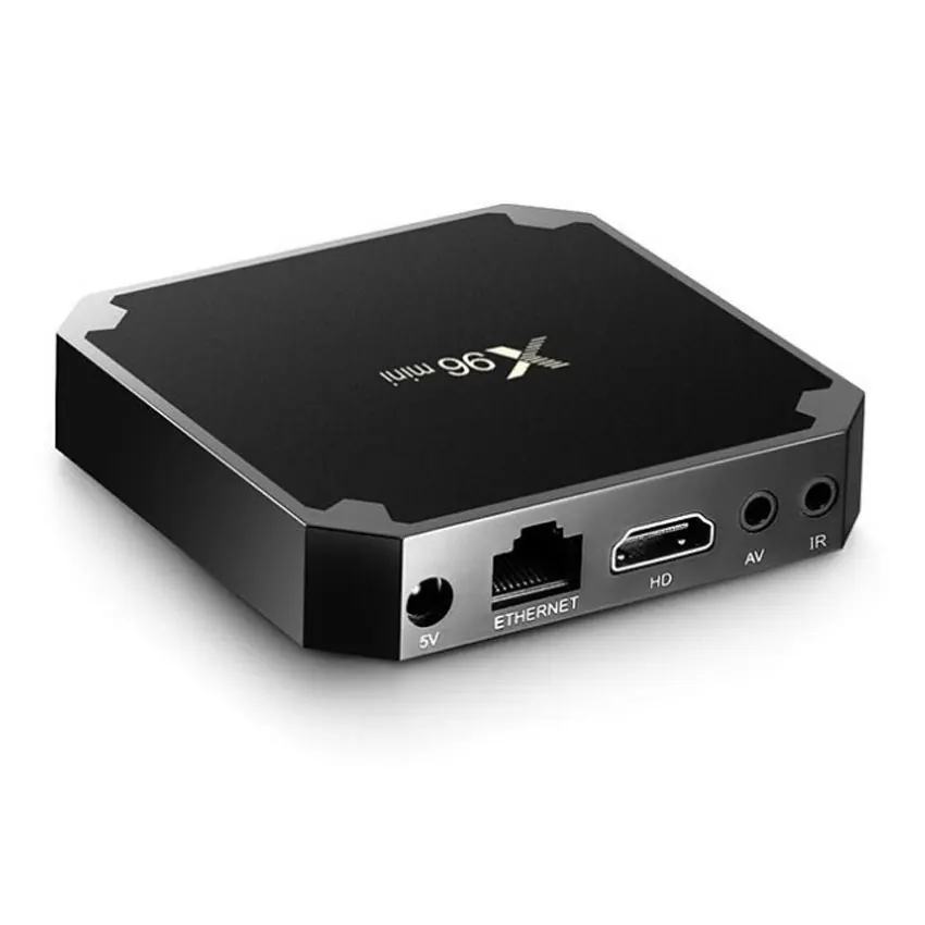 X96 Мини Android 7,1 ТВ приставка 2 Гб 16 Гб Amlogic S905W четырехъядерный процессор Suppot H.265 UHD 4K 2,4 ГГц WiFi X 96 мини приставка