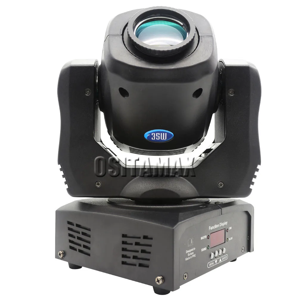 Миниатюрный светодиодный прожектор с движущейся головкой 2 шт. 35 Вт DMX512