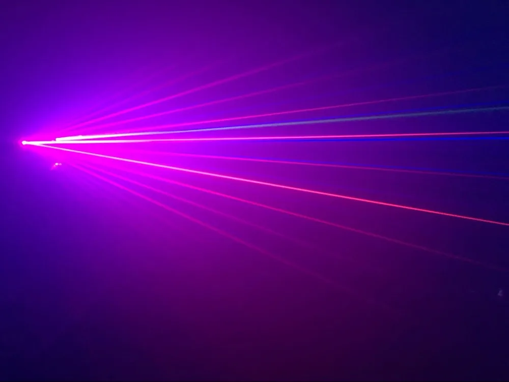 RGB шестиглазый лазерный светильник/светильник для дискотеки R100MW, G200MW, B200MW сканирующий лазерный светильник профессиональное оборудование для сцены dj