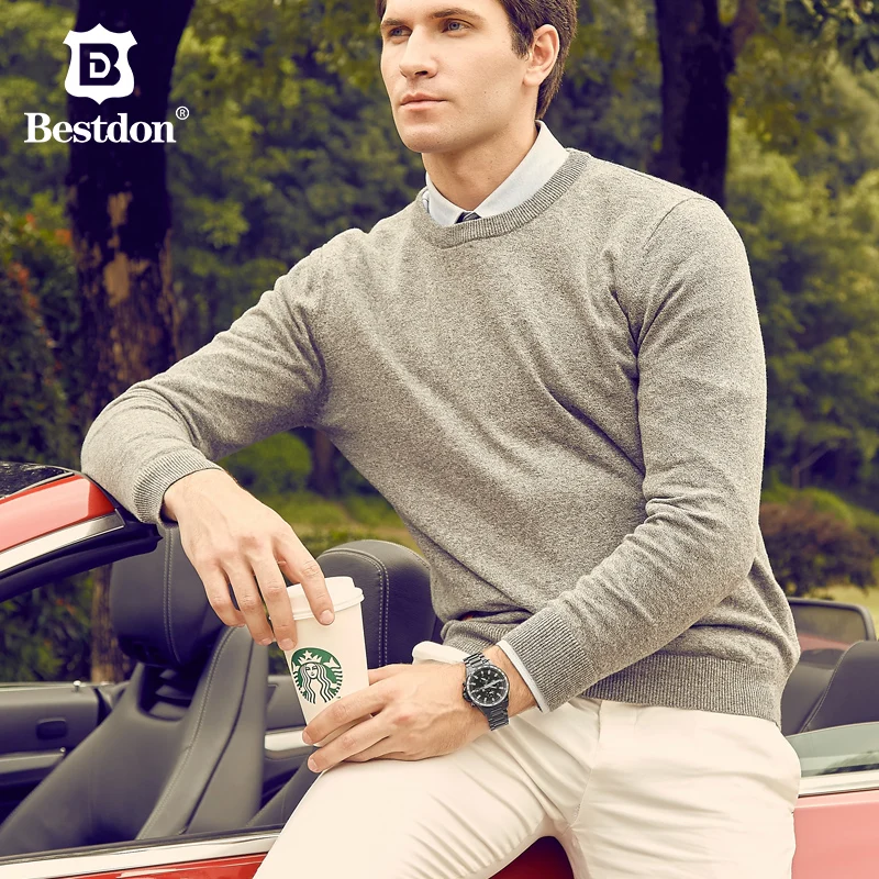 Bestdon механические часы из нержавеющей стали с большим циферблатом отображение