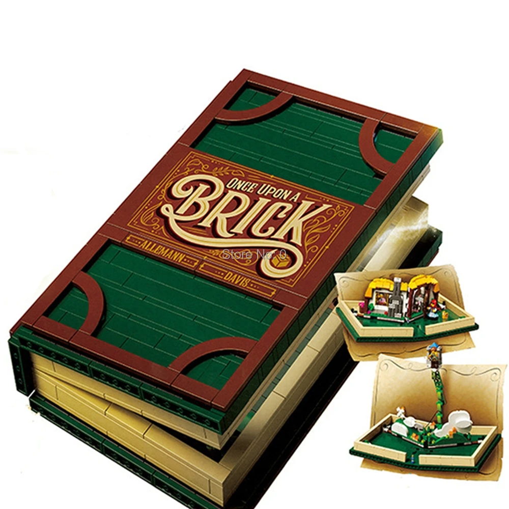 Sy1248 859 шт. idea series pop-up book 3+ фигурки строительные блоки 21315 Кирпичи Игрушки