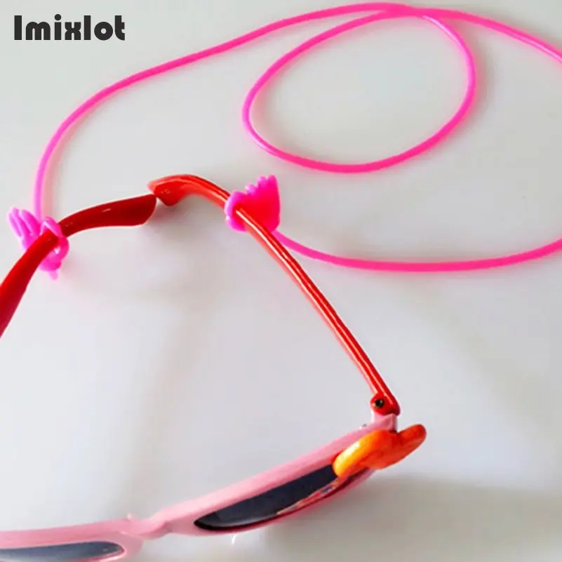 Imixlot Ок ручной дизайн Нескользящие силиконовые солнцезащитные очки шнуры