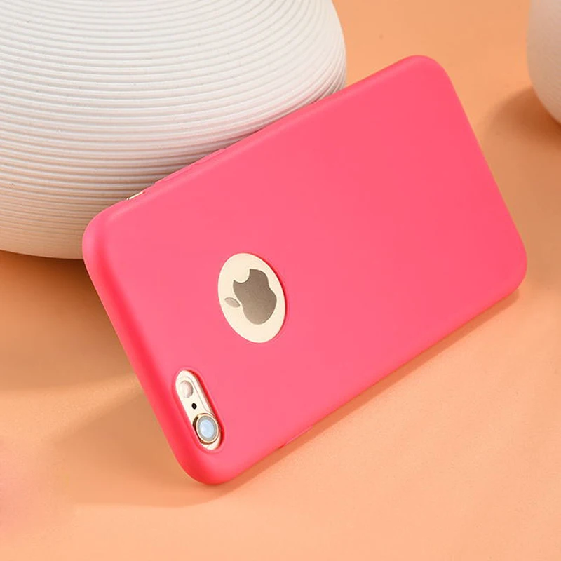 Мягкий ТПУ чехол для iphone 6 S 7 plus матовый Силиконовый Тонкий s Plus Coque Fundas plus|for iphone|for