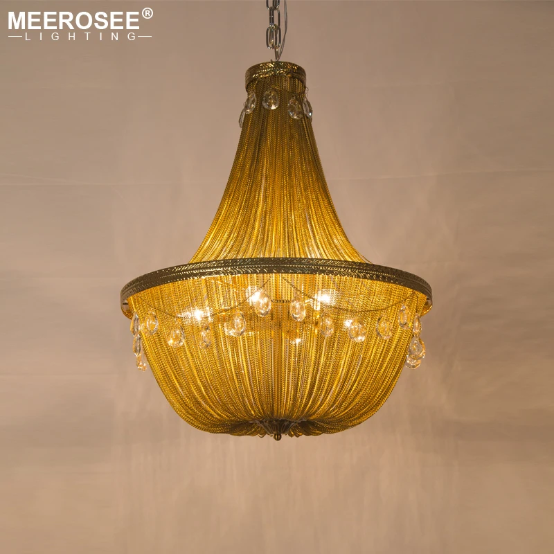 Italian Engineering Design Chandelier Luxury Aluminum Chain Hanging Light for Restaurant Hotel Art Studio Bedroom lamps | Лампы и