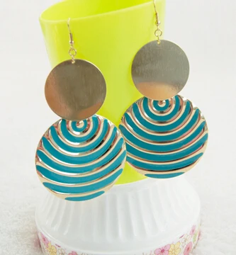 2014 Летние 9 видов цветов в богемном стиле яркие цвета милые модные серьги для