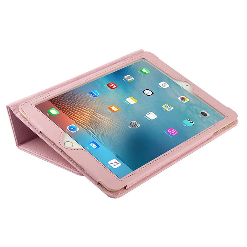 Личи поверхность Флип PU кожаный чехол для Apple Новый iPad 2017 (1822 1823) 9 7 с Retina