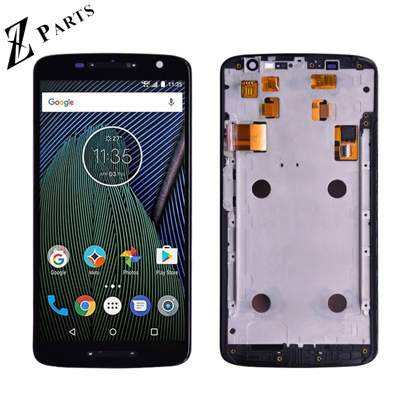 

For Motorola MOTO X play x3 xt1561 XT1562 XT1563 LCD Display With Touch Screen Digitizer Assembly with frame free shipping