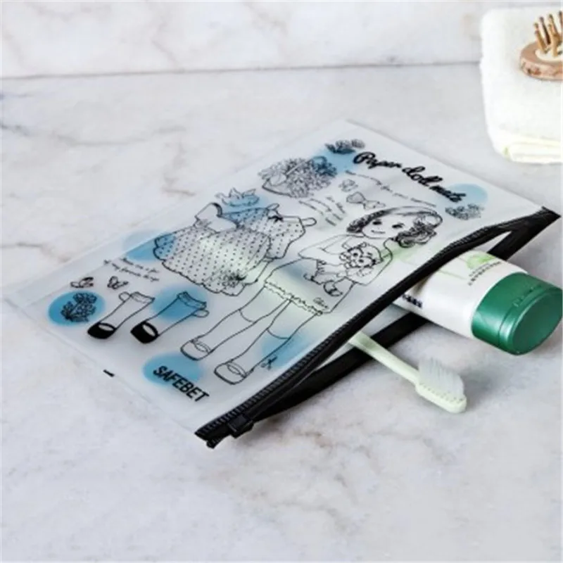 Прозрачная косметичка для зубных щеток Женская дорожная маленький органайзер