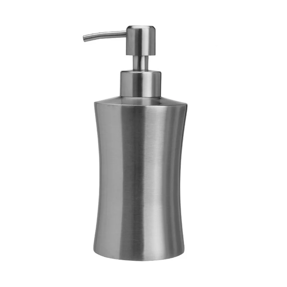 400ml Кухонный дезинфицирующее средство для рук, гель для душа, ванная комната, нержавеющая сталь, прочный домашний пуш-тип, лосьон, отельный насос, бутылка для мыла, диспенсер для офиса - Цвет: 400ml