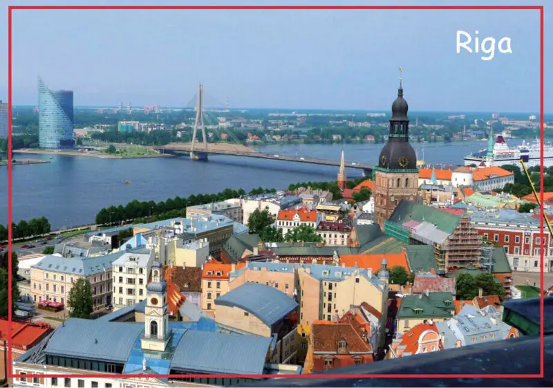 Декоративный подарок магниты для Фото 78*54 мм Латвия Рига магнит 20056 туристическая