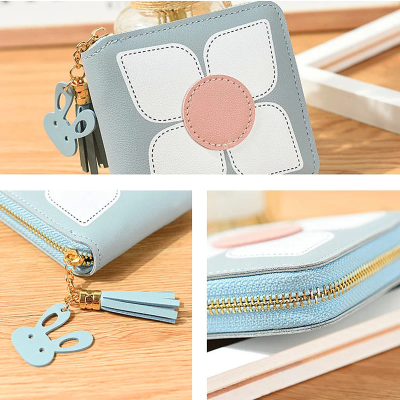 Artmi Дамский кожаный кошелек держатель для карт Досуг маленькая сумка на молнии с