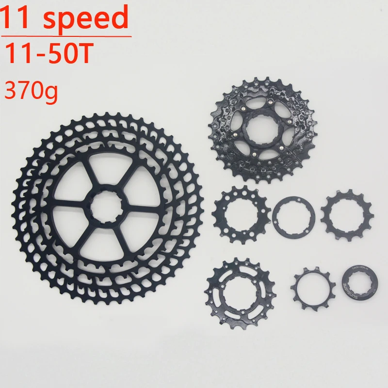 SUNSHINE MTB 11 скоростей 50T кассета 365g Сверхлегкий велосипед Freewheel 11t части велосипеда