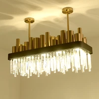 led nordic iron crystal gold cleaer led lamp led light pendant lights pendant lamp pendant light for foyer dinning room