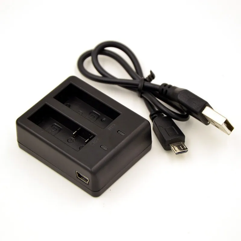 1pc sjcam Battery 3.7V 900mAh Lithium rechargeable bateria With Dual Charger For SJ 4000 SJ4000 SJ5000 SJ6000 SJ7000 eken h9 | Электроника