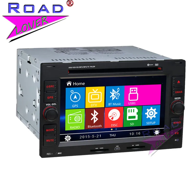 Автомагнитола TOPNAVI Wince 6.0 2 Din головное устройство для автомобиля с DVD плеером радио