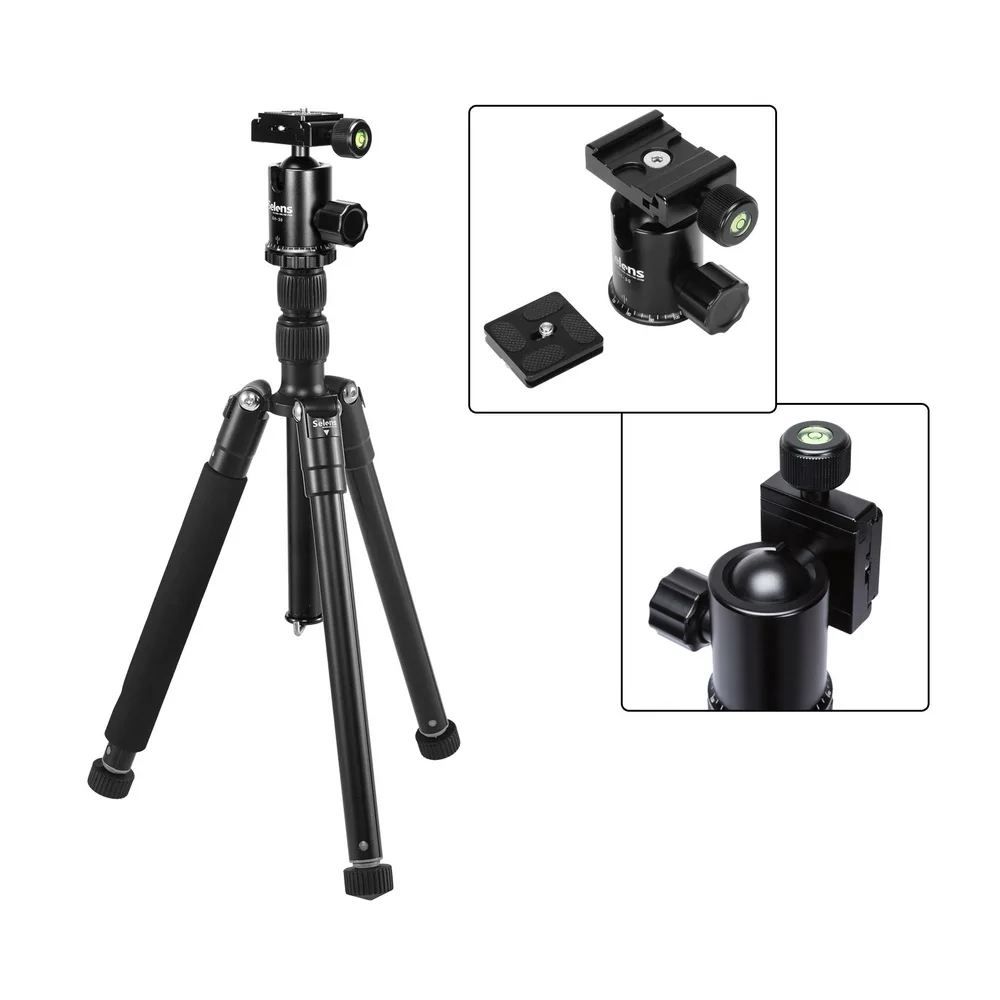 tripé fotografia tripé iluminação fotografia tripé para a câmera Selens 150 см / 6" Al- алюминиевые-mg сплава профессиональный штатив фотографии монопод для камеры DSLR портативный легкий Tripode стенд