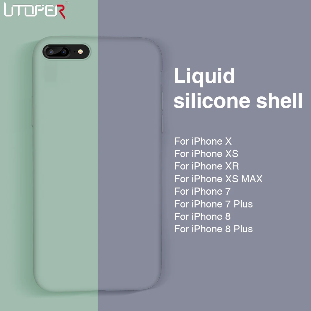 Чехол для Iphone XS Max чехол 7 8 Plus силиконовый Оригинальный Роскошный X XR 6 6S Coque Not