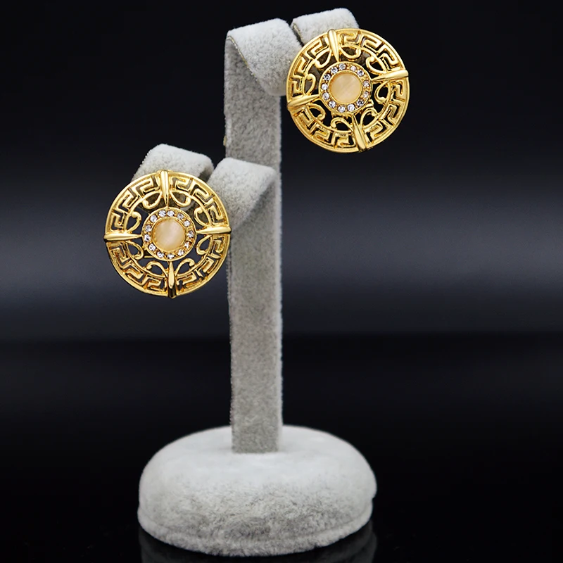 Ювелирные изделия ZEA Dear этнические круглые серьги ожерелье кулон для вечеринки