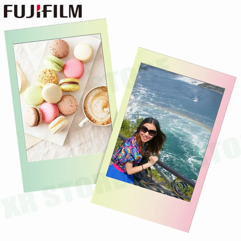 Fujifilm Instax Mini 8 9 пленка Macaroon Fuji мгновенная фотобумага 10 листов для 70 7s 50s 50i 90 25 Share SP-1 2 Lomo camera