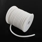 5 мм силиконовый шнур полый ювелирный Шнур белый черный красный розовый синий отверстие: 3 мм; Около 10 мрулон.