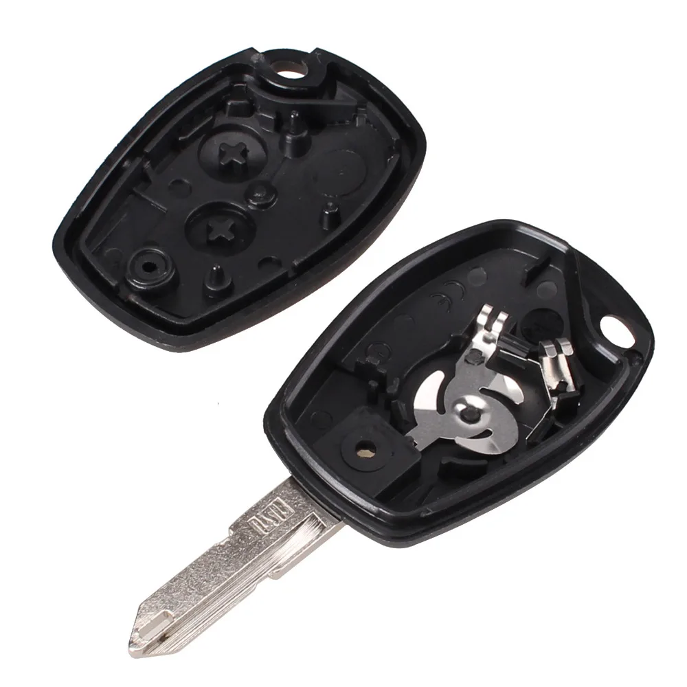 KEYYOU 10x Новая замена 2 кнопки дистанционного ключа оболочки чехол для Renault Duster Logan Fluence Clio