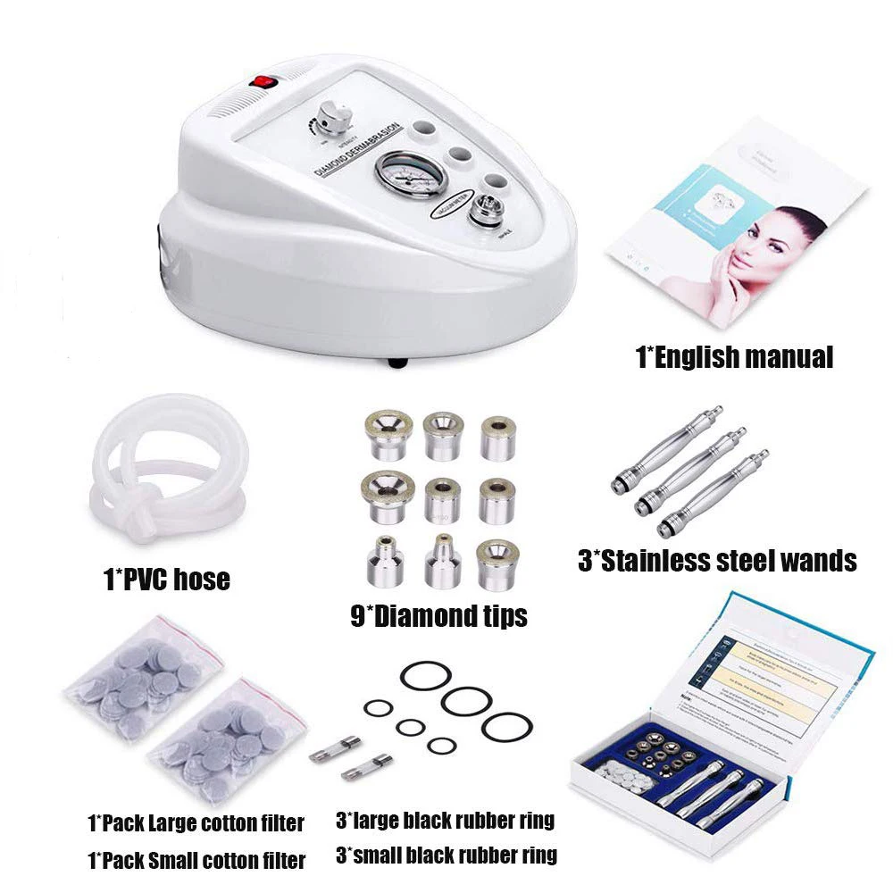 

Beauty Star Diamond Microdermabrasion Machine Vacuum Spray Massage Skin Peeling Facial Lift Skin Care Blackhead Removal Machine